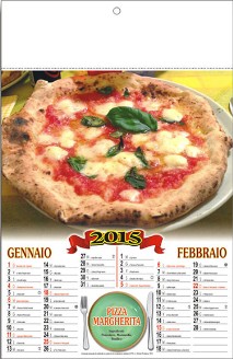 Calendario illustrato Pizza - D10