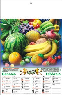 Calendario illustrato L'orto e il frutteto - D11
