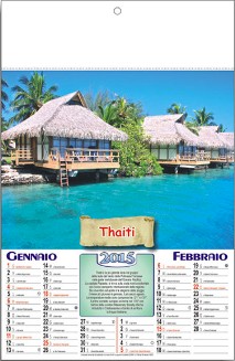 Calendario illustrato Tropicali - D34