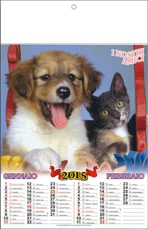 Calendario illustrato Cani e Gatti - D18