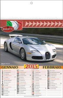 Calendario illustrato Auto Sportive - D40