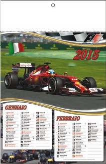 Calendario illustrato Formula 1 - D38
